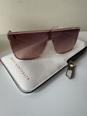 Quay Australia Translucent Rose Shield Sunglasses. REASONABLE OFFERS ACCEPTED!